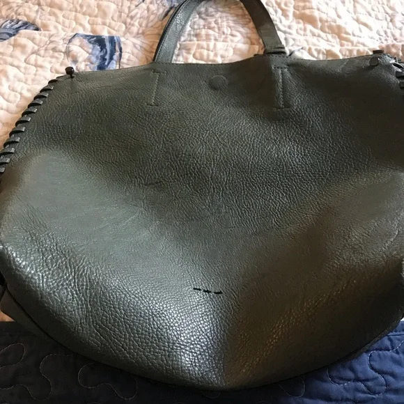 ASHTON TOTE BAG olive color - Picture 4 of 12